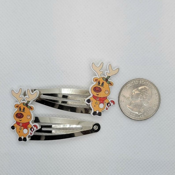 Reindeer Hair Barrette - Picture 3 of 3